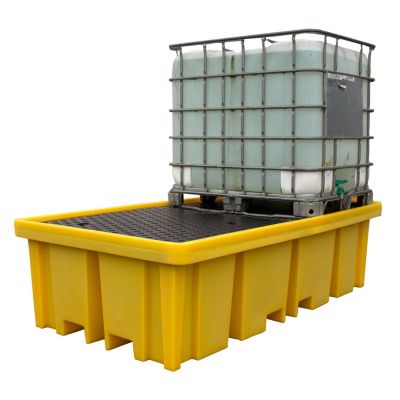 Double IBC Spill Pallet with 4-Way Entry