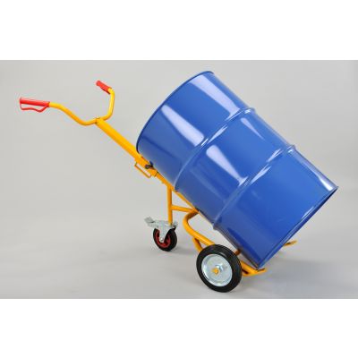 Drum Trolley for 210Ltr with Rear Castor c/w Brake