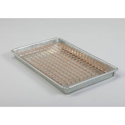 Galvanised Steel Drip Tray with Mesh Cover