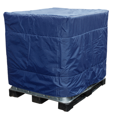 Insulated Full cover in Blue Nylon without openings.