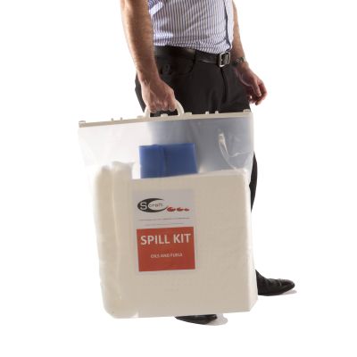 15ltr Oil & Fuel Emergency Spill Kit Bag