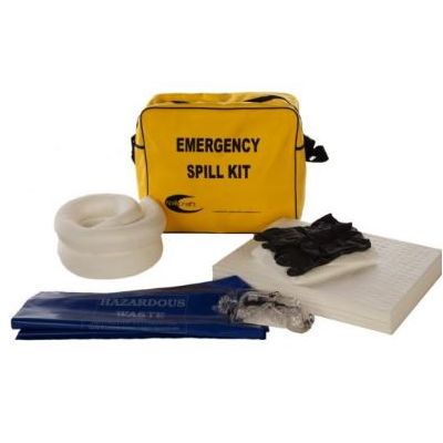 25Ltr Oil and Fuel Emergency Spill Kit Bag