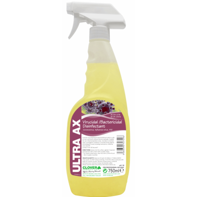 Ultra AX Bacterial and Virucide Disinfectant Spray