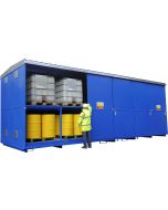 96 Drum or 24 IBC Bunded Storage Container