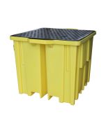 Single IBC Spill Pallet with 4-Way Entry