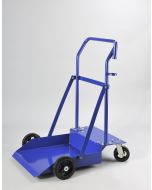 Platform Drum Trolley with solid rubber tyres