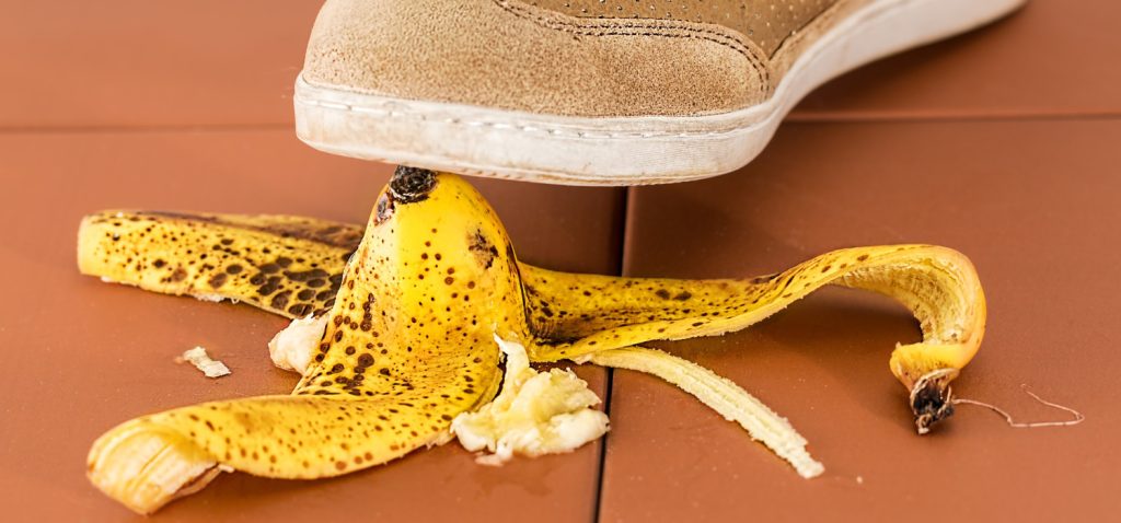 Dont slip on a banana skin