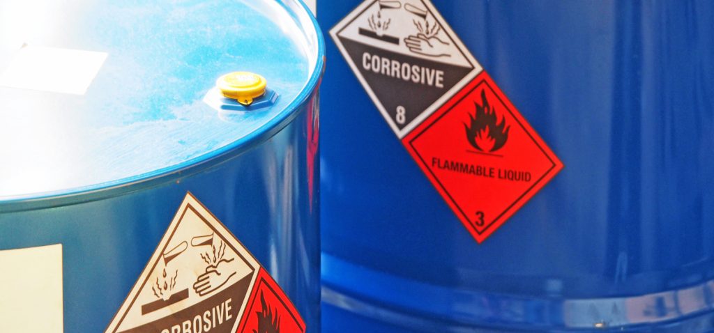 Hazardous liquid drums